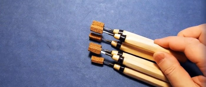 It is better to put cork caps on the instrument