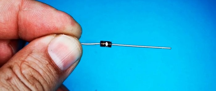 Zmodyfikowana dioda na fotodiodę