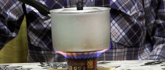 Cách làm lò đốt cồn từ lon thiếc