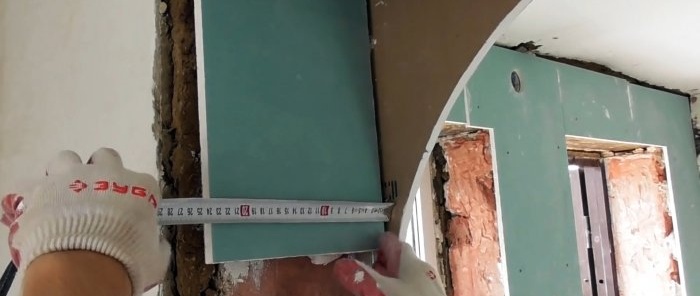 Jak zrobić łuk z płyt gipsowo-kartonowych