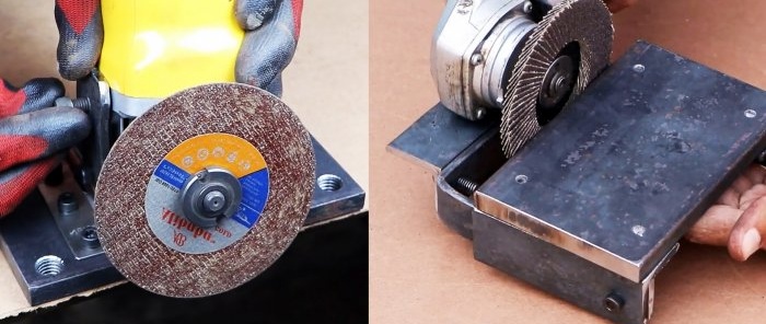 2 simple and useful homemade attachments for an angle grinder