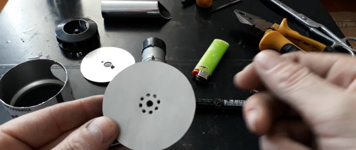 Cómo hacer un soplador de carbón eléctrico para barbacoa