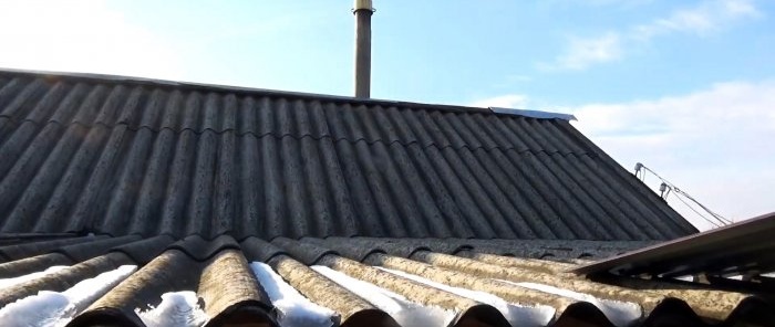 Como vedar um buraco no telhado de maneira confiável e barata