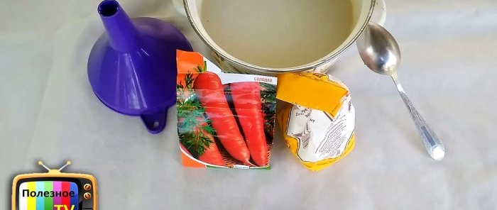 Life hack за градинари: бързо засаждане на моркови без изтъняване