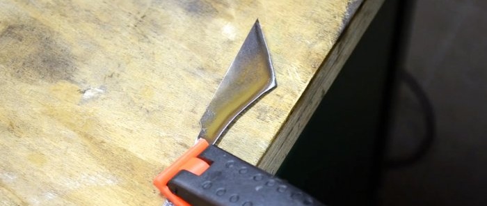 Comment fabriquer un cutter à partir d'une vieille spatule