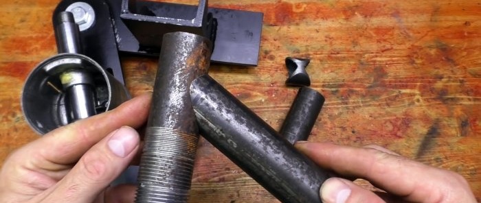 How to use old car parts to make a perfect pipe cutter for joining at any angle