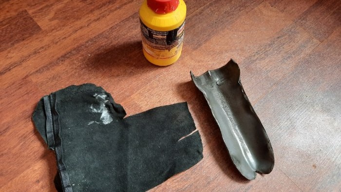 Sådan laver du en knivskede af PVC-rør og læder
