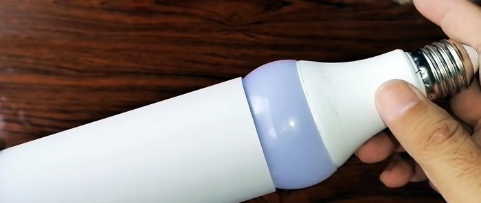 Kā izgatavot dārza lampu no PVC caurules