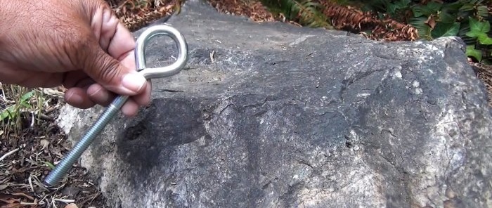 Doğal taş nasıl ve ne ile delinir ve içine bağlantı elemanları takılır