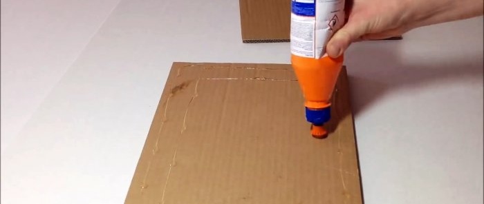 Cum să faci un raft de dulap din carton