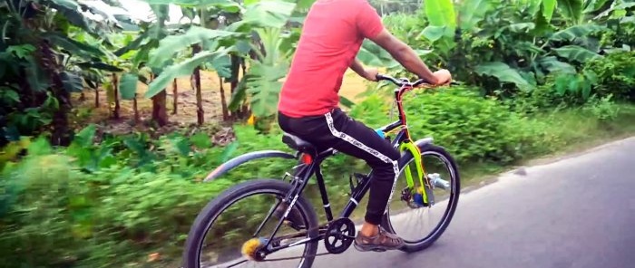 Hvordan gjøre om en sykkel til en elsykkel med starter i stedet for motor