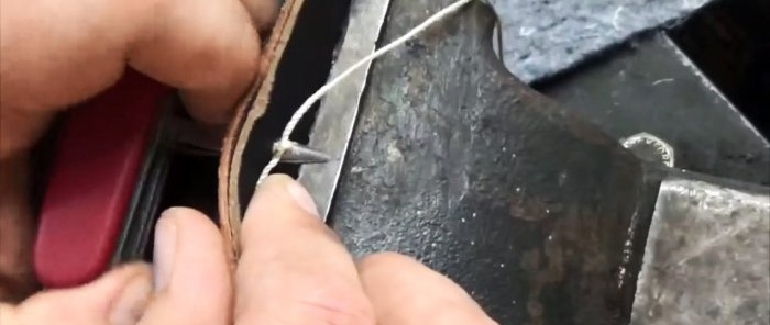 Come cucire con un coltello svizzero