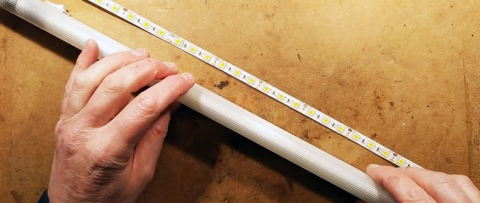 Πώς να μετατρέψετε μια λάμπα φθορισμού σε LED