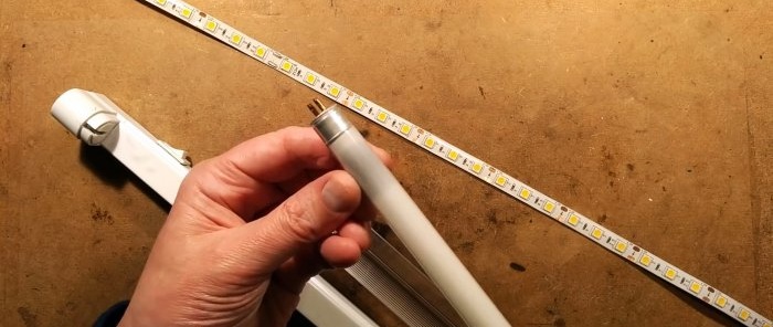 Hvordan konvertere en lysrør til LED