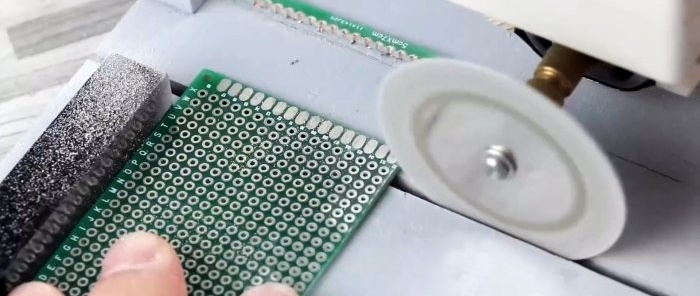 How to make a mini circuit board cutting machine