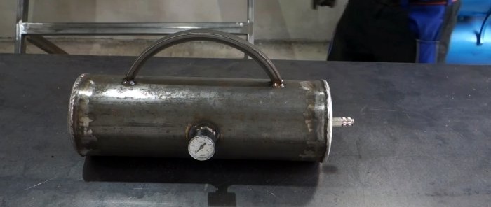 Kako napraviti roštilj s cilindrom za paljenje i rešetkom za podizanje na temelju auto dizalice