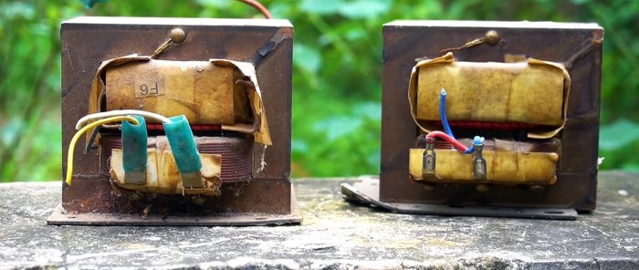How to make a 220V generator from microwave transformers