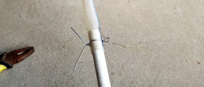 Kako napraviti pouzdanu stezaljku žičane cijevi bez stezaljke