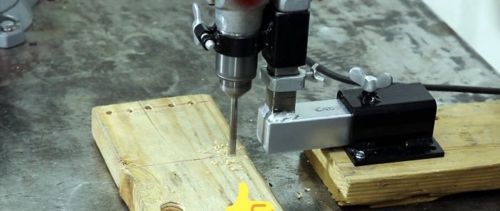 How to make a mini drill stand that you can take with you