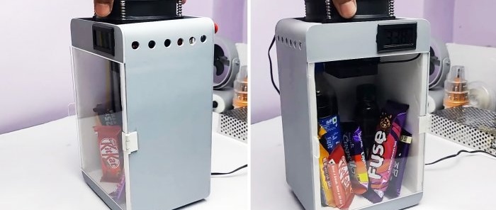 Comment fabriquer un mini-réfrigérateur 12V de vos propres mains