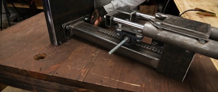 Hoe je een boormachine kunt maken van oude schokdempers, niet slechter dan de fabrieksmachine