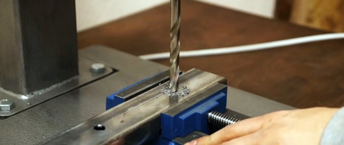 How to make a drilling machine from old shock absorbers no worse than the factory one