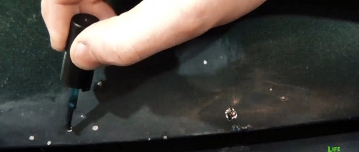How to cheaply repair chips on a car hood