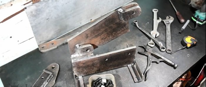 Како направити моћне столне маказе за метал