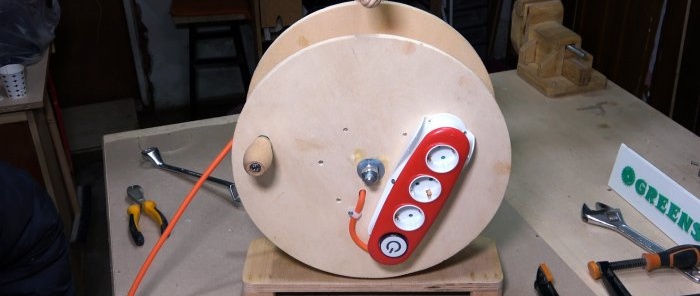 How to make a wire reel out of wood with your own hands