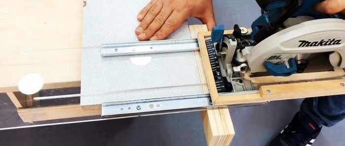 Come realizzare un semplice carro per eseguire tagli perfetti con sega circolare manuale