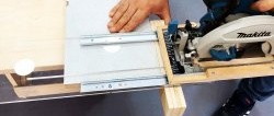 Ako vyrobiť jednoduchý vozík na dokonalé rezy ručnou kotúčovou pílou