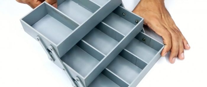 How to make a tool box from PVC pipes