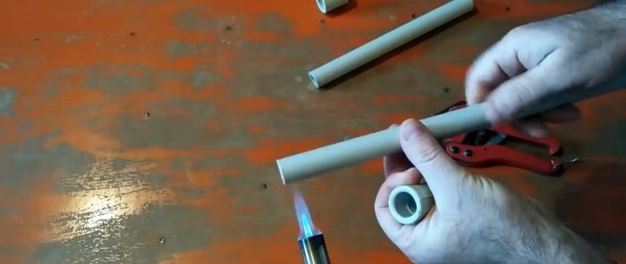 Cómo soldar eficientemente tuberías de PP con un soplete de gas sin soldador