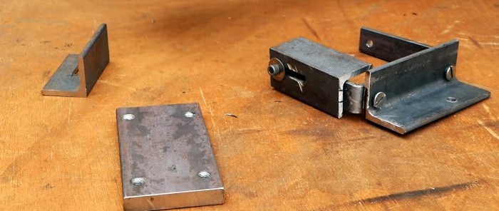 How to make a grinder attachment for an angle grinder from scrap metal