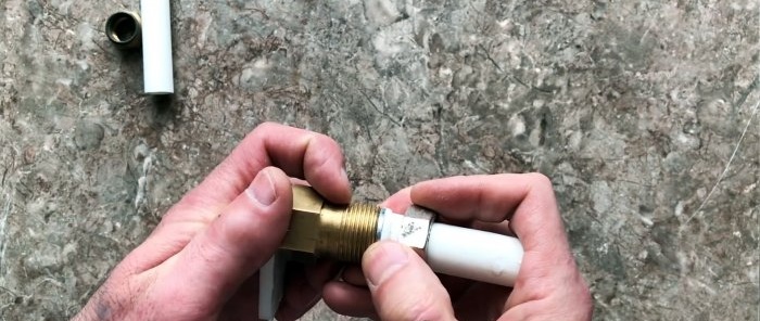 Cách dễ dàng tự tạo kết nối kiểu Mỹ từ ống PP phế liệu