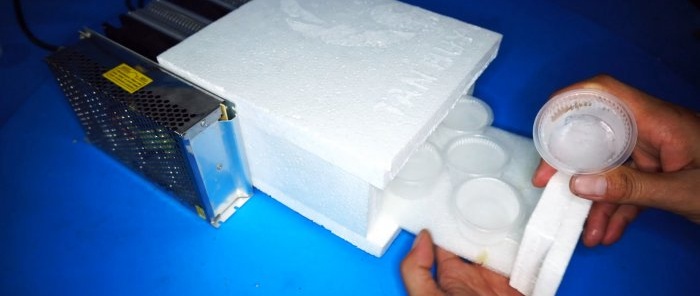 Wie man mit eigenen Händen eine Eismaschine herstellt