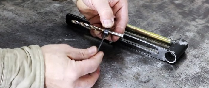 DIY milling compass para sa screwdriver