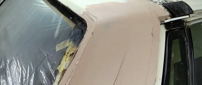How to repair through corrosion of a car body without welding