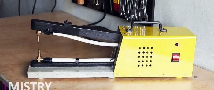 Cómo hacer un soldador por puntos con un viejo transformador de microondas