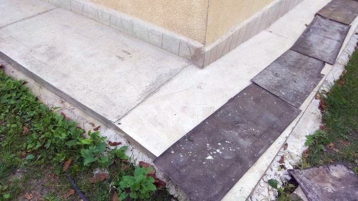 Направи си сам бетонна щора около къщата