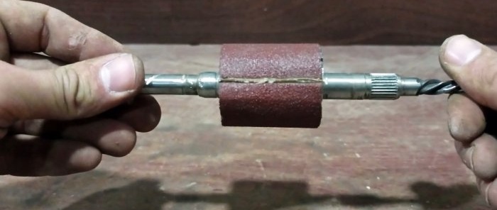 How to make a useful grinding attachment from a burnt-out engine armature