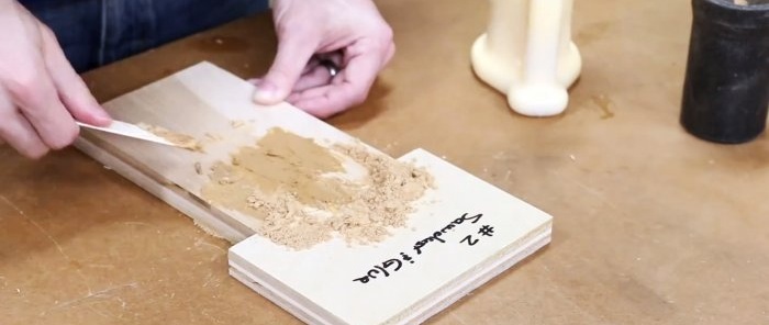 6 moduri de a repara găurile oarbe din piesele din lemn cu propriile mâini