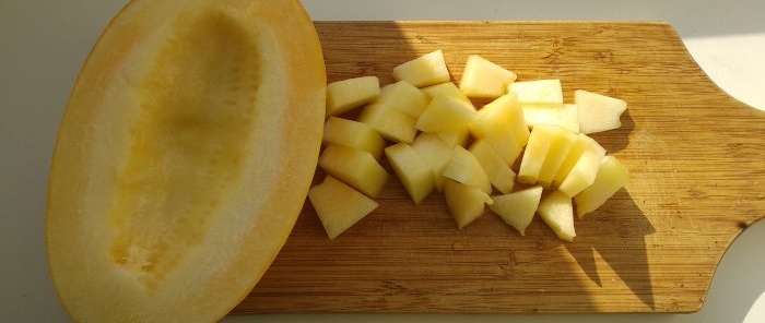 Hvordan bevare melon og nyte vinterbiter av sommeren