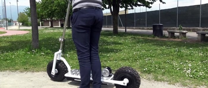 Come realizzare uno scooter elettrico indistruttibile con un telaio potente