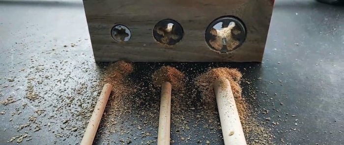 Πώς να φτιάξετε στρογγυλά ξυλάκια με απλό εξοπλισμό DIY
