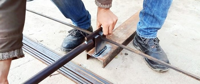 Hur man gör en ovanlig sax för att klippa stålrutor