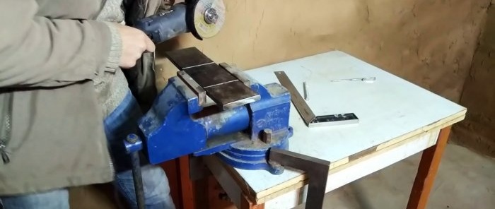 Πώς να φτιάξετε ασυνήθιστο ψαλίδι για την κοπή τετραγώνων από χάλυβα