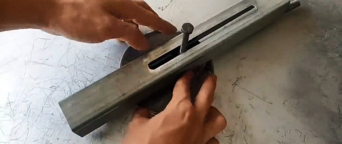צבת הידוק תוצרת בית עם מנגנון הזזה ייחודי