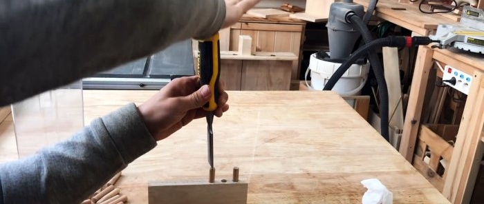Как да закрепите дюбели в дърво, като използвате принципа на анкери в бетон
