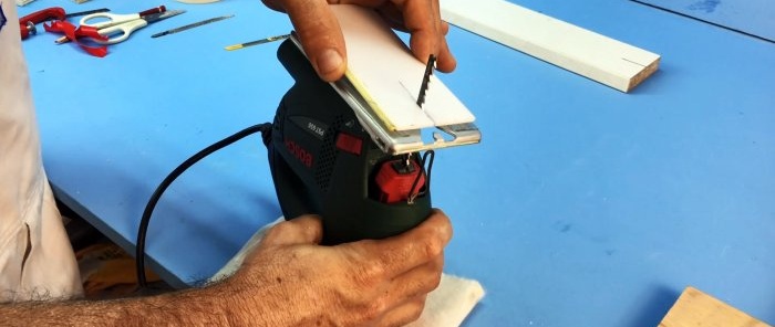 Cómo modificar fácilmente una sierra de calar y cortar sin astillas